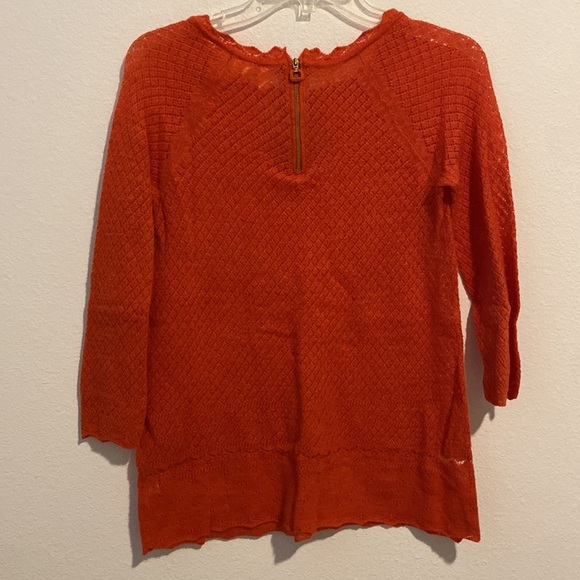 Moth knit top. Size SP. Zips in the back. - Picture 2 of 3